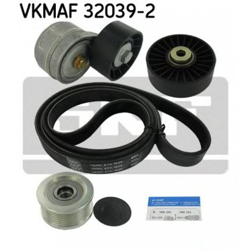 VKMAF 32039-2 SKF Комплект роликовий модуль натягувача ременя (ролик, ремінь)